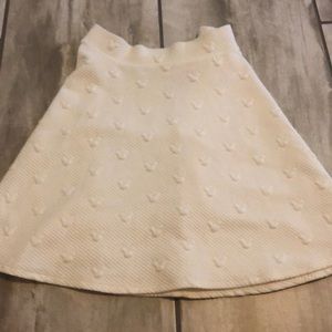 Cream colored Mickey Mouse skater skirt